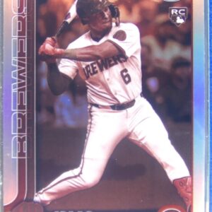 2025 Topps Chrome Isaac Collins Sepia Refractors RC #92 Brewers