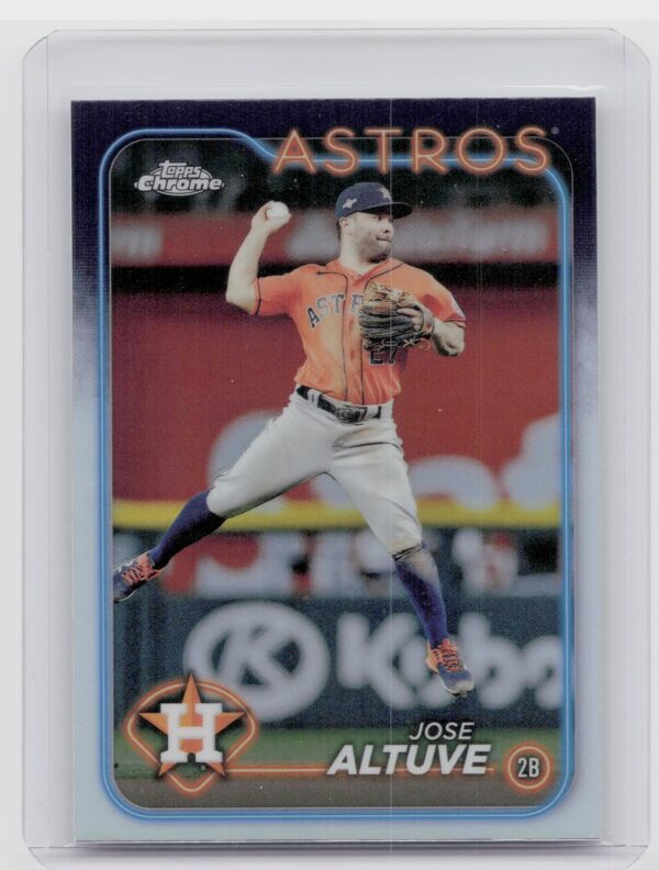 2025 Topps Chrome Jose Altuve #58 Astros