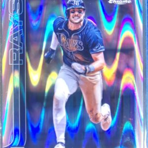 2025 Topps Chrome Josh Lowe Raywave Refractors #111 Rays
