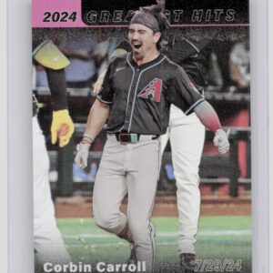 2025 Topps Corbin Carroll #GH-7 Diamondbacks 2024 Greatest Hits Pink Foil