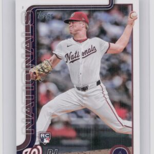 2025 Topps DJ Herz RC #287 Nationals
