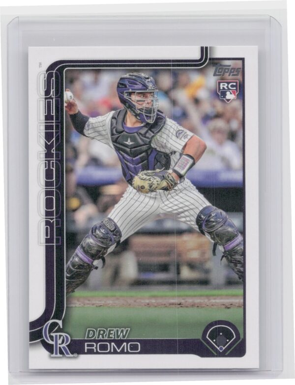 2025 Topps Drew Romo RC #296 Rockies