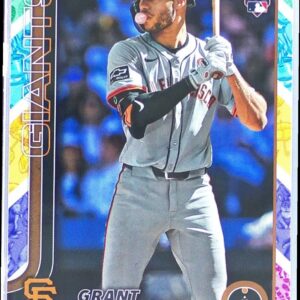 2025 Topps Grant McCray Holiday Tin Variation RC #213 Giants