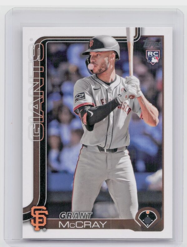 2025 Topps Grant McCray RC #213 Giants