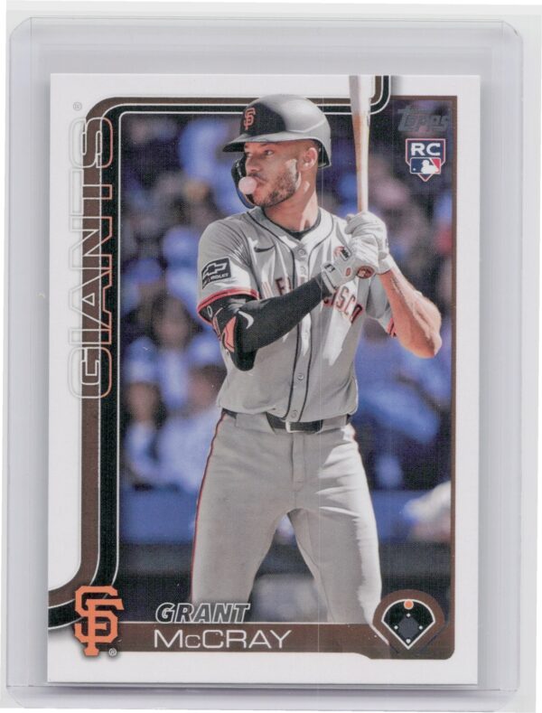2025 Topps Grant McCray RC #213 Giants