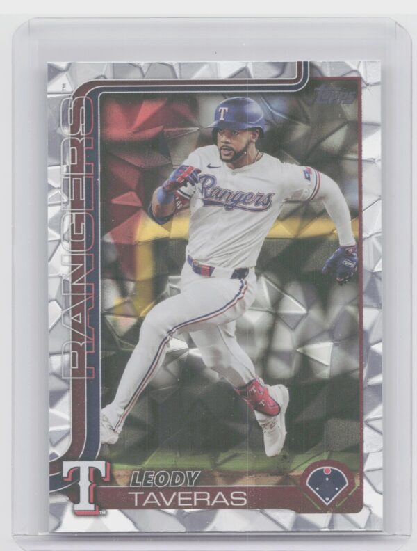 2025 Topps Leody Taveras Diamante Foil #50 Rangers