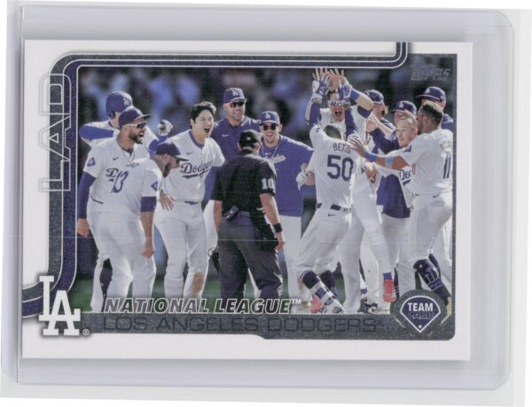 2025 Topps Los Angeles Dodgers #302 Dodgers
