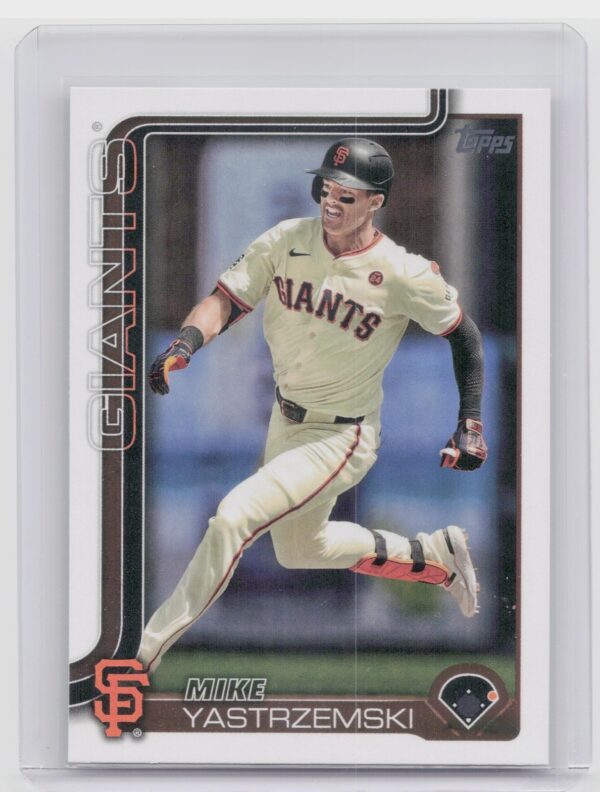 2025 Topps Mike Yastrzemski #186 Giants