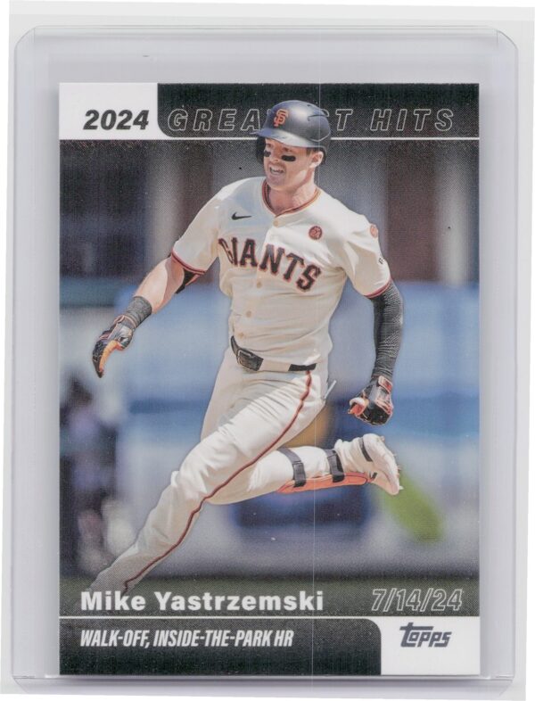 2025 Topps Mike Yastrzemski #GH-19 Giants 2024 Greatest Hits