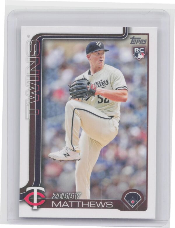 2025 Topps Zebby Matthews RC #283 Twins