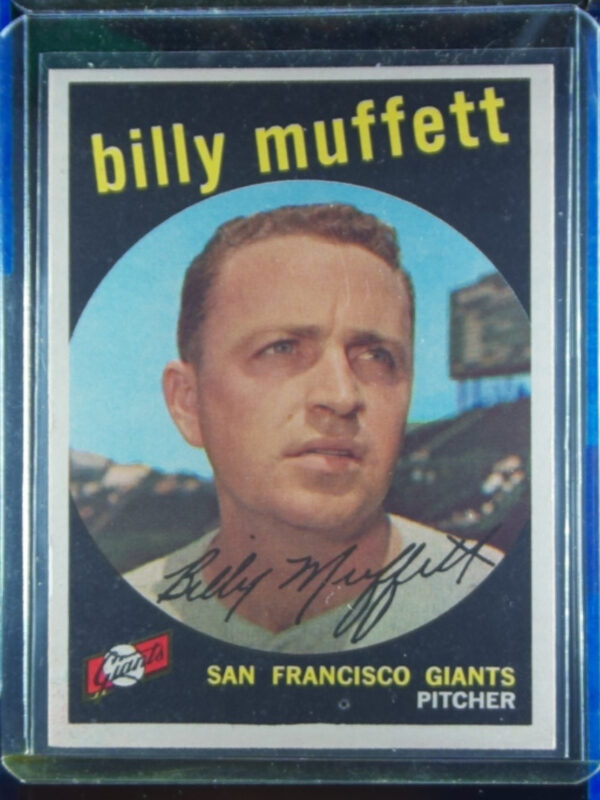 1959 Topps Billy Muffett VAR #241 Giants