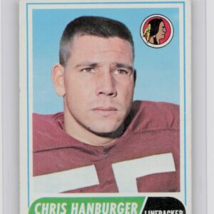 1968 Topps Chris Hanburger #62 Redskins