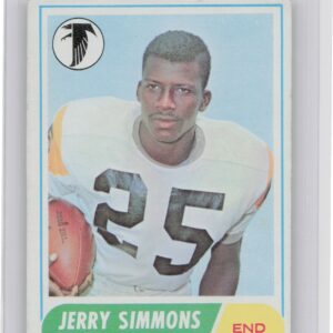 1968 Topps Jerry Simmons RC #177 Falcons