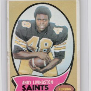 1970 Topps Andy Livingston #46 Saints