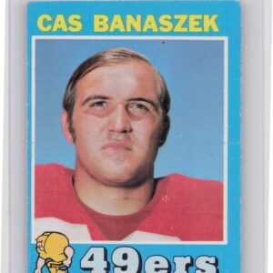 1971 Topps Cas Banaszek RC #52 49ers