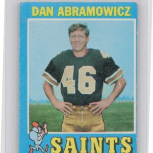 1971 Topps Dan Abramowicz #90 Saints