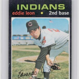 1971 Topps Eddie Leon #252 Indians