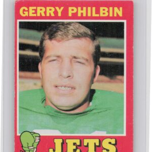 1971 Topps Gerry Philbin #98 Jets