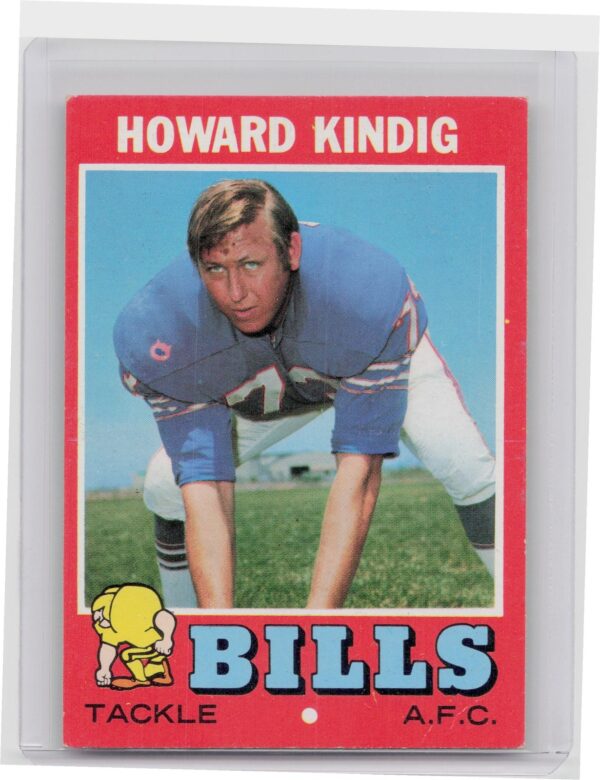 1971 Topps Howard Kindig #33 Bills