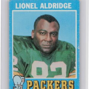 1971 Topps Lionel Aldridge RC #28 Packers
