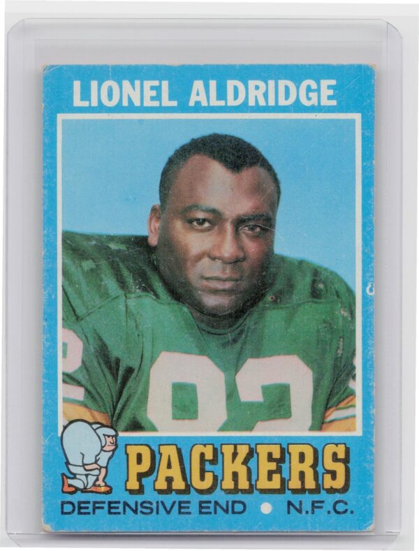 1971 Topps Lionel Aldridge RC #28 Packers