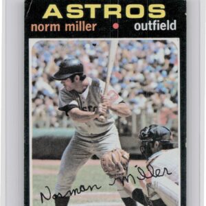 1971 Topps Norm Miller #18 Astros