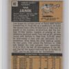 1971 Topps Tom Janik #82 Patriots - Image 3