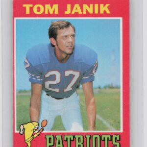 1971 Topps Tom Janik #82 Patriots