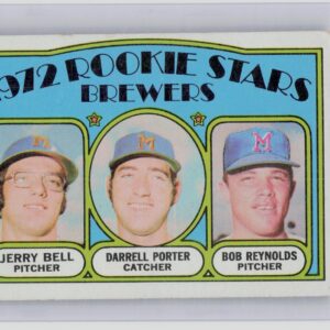 1972 Topps Brewers 1972 Rookie Stars Jerry Bell / Darrell Porter / Bob Reynolds