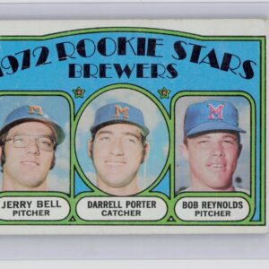 1972 Topps Brewers 1972 Rookie Stars Jerry Bell / Darrell Porter / Bob Reynolds