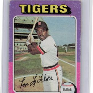 1975 Topps Ron LeFlore RC #628 Tigers