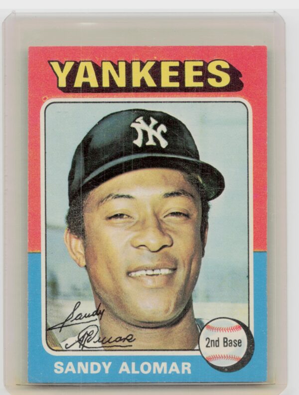 1975 Topps Sandy Alomar #266 Yankees