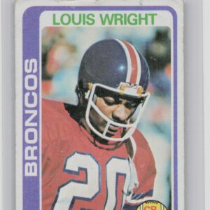 1978 Topps Louis Wright RC #420 Broncos