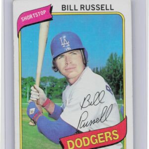 1980 Topps Bill Russell #75 Dodgers