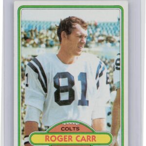 1980 Topps Roger Carr #168 Colts
