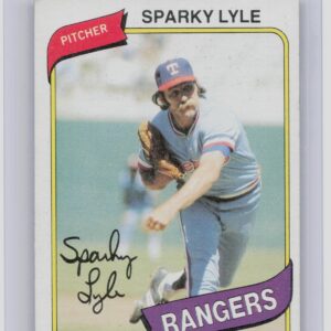 1980 Topps Sparky Lyle #115 Rangers