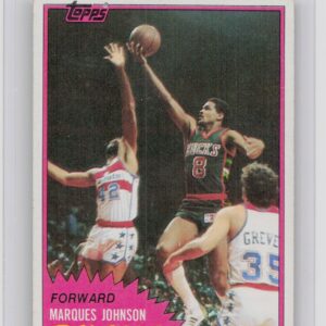 1981-82 Topps Marques Johnson #24 Bucks