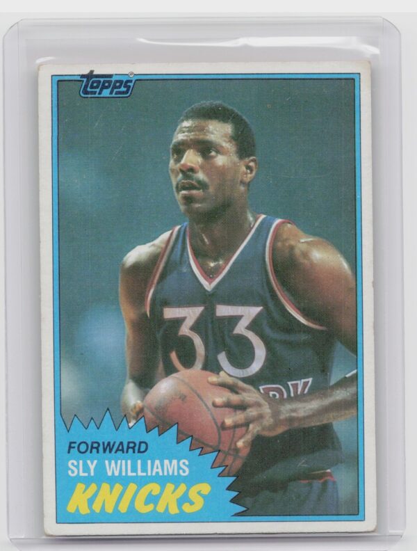 1981-82 Topps Sly Williams #E88 Knicks