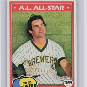 1981 Topps Paul Molitor #300 Brewers