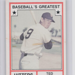1982 TCMA Baseball's Greatest Hitters (White Back) Ted Williams #1 Sox