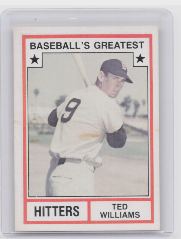 1982 TCMA Baseball's Greatest Hitters (White Back) Ted Williams #1 Sox