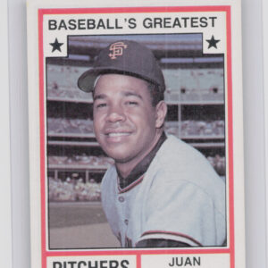 1982 TCMA Baseball's Greatest Pitchers (White Back) Juan Marichal #9 Giants
