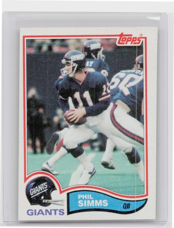 1982 Topps Phil Simms #433 Giants