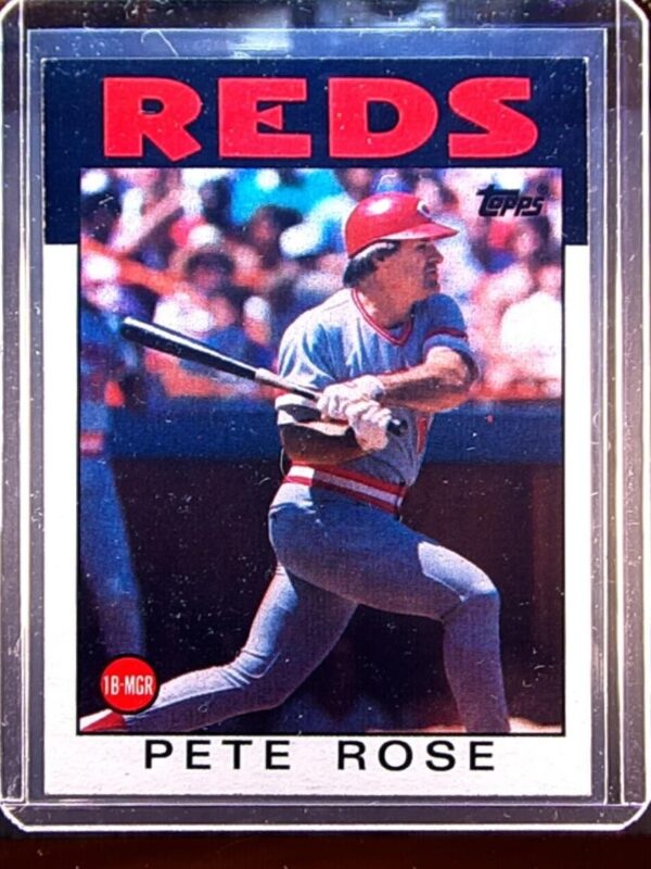 1986 Topps Pete Rose #1 Reds