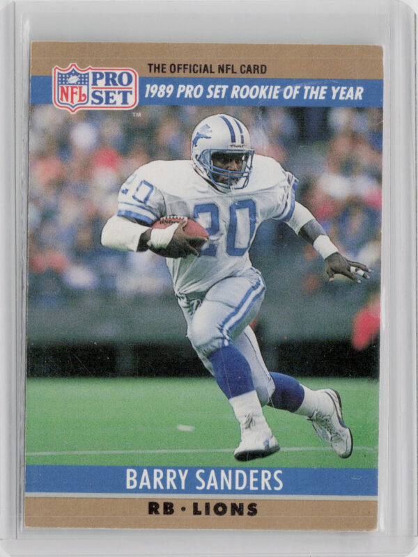 1990 Pro Set Barry Sanders #1 Lions