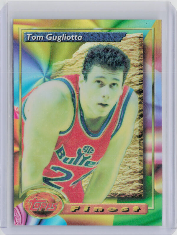 1993-94 Finest Tom Gugliotta Refractors #137 Bullets