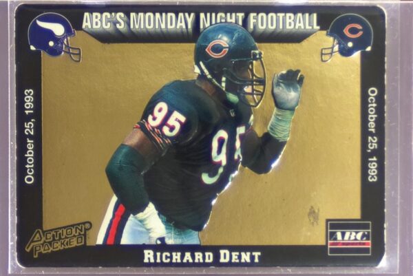 1993 Action Packed Monday Night Football Richard Dent #32 Bears