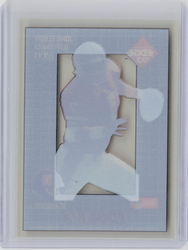 1993 Collector's Edge John Elway #F/X11 Broncos Edge F/X - Image 3
