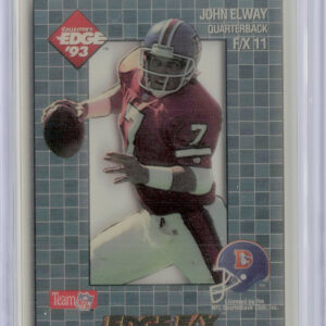 1993 Collector's Edge John Elway #F/X11 Broncos Edge F/X