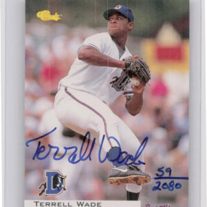 1994 Classic Terrell Wade AU SN2080 #NNO Bulls Autographs